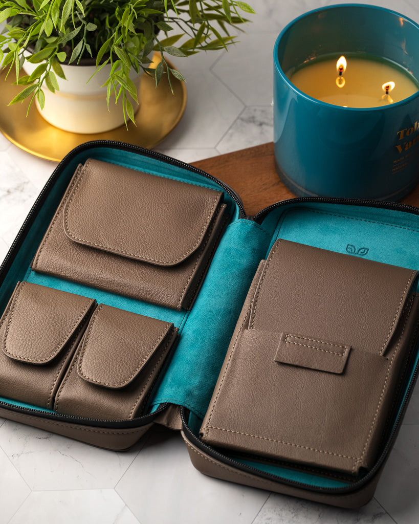 Alcantara Black Label Carry Humidor – Peter James Co.