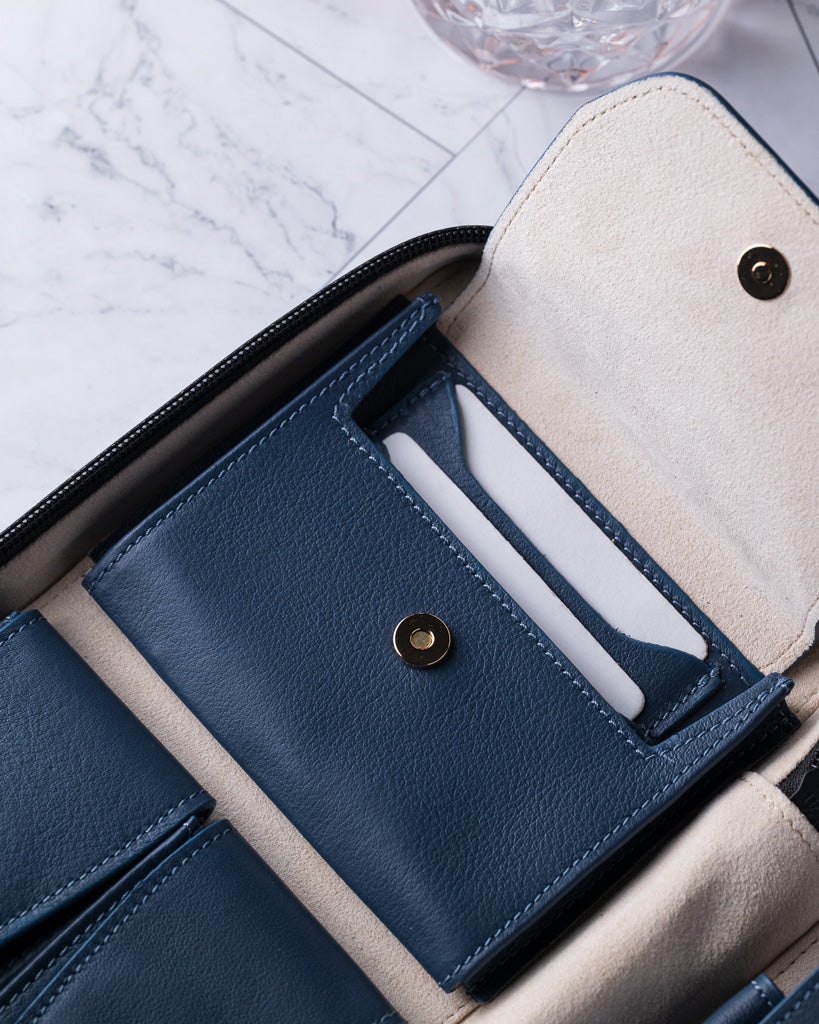 Alcantara Black Label Carry Humidor - Ocean