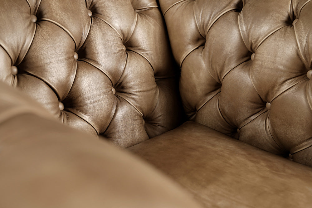 The Henry Lounge Chair Peter James Co brown leaher chair Classic