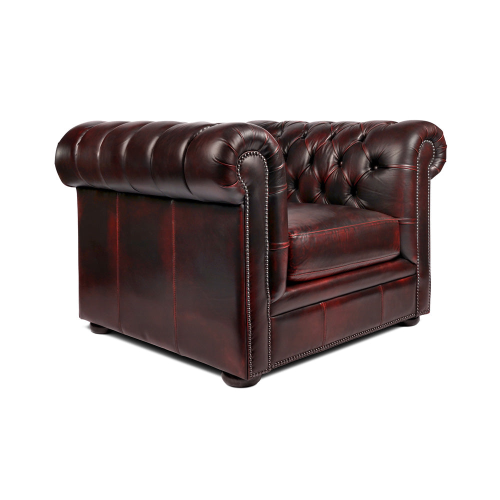 The Henry Lounge Chair Black Maraschino