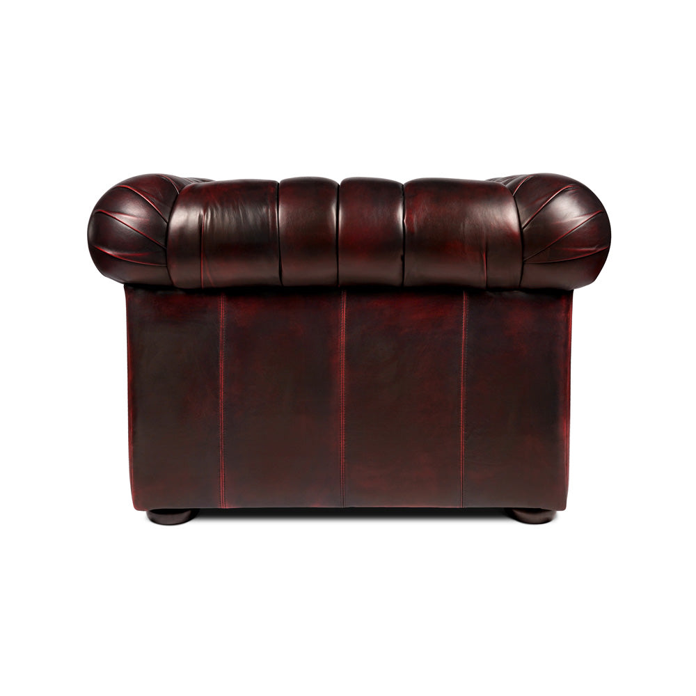 The Henry Lounge Chair Black Maraschino Peter James